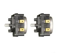 Lot de 2 minuteurs de cuisine de 30 minutes avec sonnerie sonore pour friteuses à air, grille-pain, cuiseurs à riz et autocuiseurs, minuteurs de cuisson polyvalents