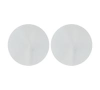 Lot de 2 Miroirs Adhésifs "Rond" 40x40cm Argent