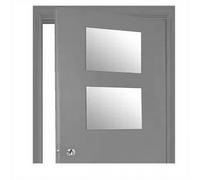 Atmosphera Créateur d'intérieur – Lot de 2 miroirs adhésifs Carré 40x40 cm Argent Gris