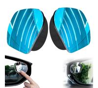 Lot de 2 Miroirs d’angle Mort, HD Grand Angle étanche Convexe, Rotation Réglable 360° Inclinaison Réglable pour Rétroviseur, en forme d’éventail pour Voitures, Camions et SUV Grand Secteur