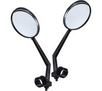 lot de 2 miroirs pour vélo | Miroir de guidon pivotant à 360° | Rétroviseur avec position de montage adaptée à la gauche et à la droite | Miroir vélo avec grand angle pour VTT vélo de course vélo élec