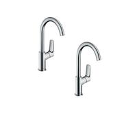 Lot de 2 mitigeurs de lavabo Logis 210, orientable
