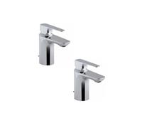 Lot de 2 mitigeurs lavabo Aleo+ avec tirette