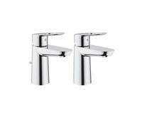 Lot de 2 Mitigeurs lavabo BauLoop Taille S