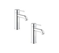 Lot de 2 mitigeurs lavabo Essence AquaGuide S sans vidage