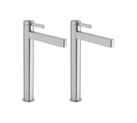 Lot de 2 mitigeurs lavabo Finoris 260 + bonde Push-Open Chromé