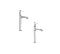Lot de 2 mitigeurs lavabo haut Cléo 1889 chromés