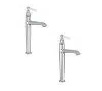 Lot de 2 mitigeurs lavabo haut JACOB DELAFON Cléo 1889 chromés