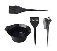 Lot de 2 modèles de coloriage pour cheveux - Brosse de couleur et bol de mélange avec design résistant à la chaleur - 3 pinceaux de coloration - Peigne à teinter - Salon de coiffure - Utilisation