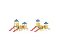 Lot de 2 modèles d'installations pour enfants à l'échelle 1:150-1:200 N Z
