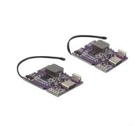 Lot de 2 modules de banque d'alimentation 22 5 W - Charge rapide avec affichage numérique - Fonctions de charge sûres pour appareils (affichage numérique C)