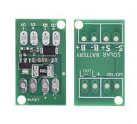 Lot de 2 modules de contrôle de lampe solaire LED - Module de contrôle de batterie compatible avec les tensions de batterie 3,2 V 3,7 V 4 V 11,1 V 12 V