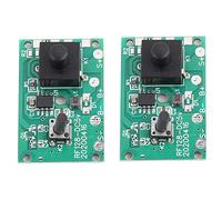 Lot de 2 modules de contrôle pour guirlande de lampes solaires, circuit imprimé avec 8 modes d'éclairage et interrupteur 1,2 V