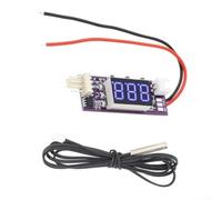 Lot de 2 modules de contrôleur de vitesse de ventilateur 12 V 3 A compatibles avec PWM 4 fils pour ventilateurs de bureau avec affichage numérique et contrôle de vitesse intelligent (B)