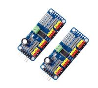 Lot de 2 modules de pilote de moteur servo PCA9685 PWM 12 bits 16 canaux pour kit de développement RPi
