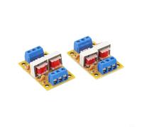 Lot de 2 modules d'isolation audio pour filtre de bruit et élimination des bourdonnements avec design de circuit compact (2.0)