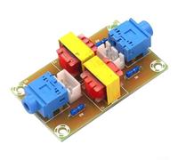 Lot de 2 modules d'isolation audio pour la réduction du bruit dans les systèmes audio informatiques avec matériau de qualité aérospatiale et circuit à double canal pour un son clair (1.0)