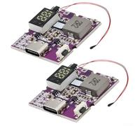 Lot de 2 modules Power Bank 22 5 W avec technologie de charge intelligente et affichage numérique pour une performance optimale (affichage numérique C)