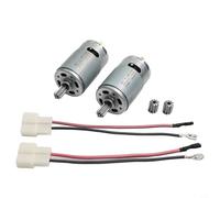 Lot de 2 moteurs à engrenages haute vitesse 12 V pour moteur RS550 30 000 tr/min CC compatible avec les voitures autoportées Fisher Price et les véhicules à roues pour enfants