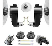 Lot de 2 moteurs à grande vitesse RS550 12 V 40 000 tr/min pour la mise à niveau du moteur de voiture, paire de moteurs 12 V pour pièces de rechange, 2 embrayages libres
