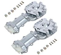 Lot de 2 moteurs de lève-vitre électrique arrière avant gauche et droite (2 pièces) compatibles avec Chevrolet Blazer Camaro Caprice Cavalier GMC Cadillac Buick Oldsmobile Pontiac Driver and Passenger