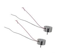 Lot de 2 moteurs de ventilateur à col suspendu, moteur 300 adapté pour l'électronique de bricolage, fonctionne entre 1 5 V et 6 V avec performance stable