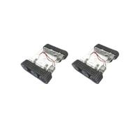 Lot de 2 moteurs en acrylique 33GB520 DC9-12 V pour châssis de voiture