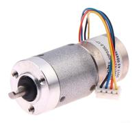 Lot de 2 moteurs pas à pas planétaires de 22 mm 12 V Boîte de vitesses en métal Rapport 1:45.2 Design compact à quatre fils biphasé pour automatisation robotique