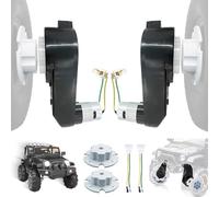 Lot de 2 moteurs RS550 12 V 40 000 tr/min pour enfants, moteur haute vitesse 12 V pour roues électriques de rechange, 2 coupleurs gratuits