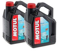 Lot de 2 MOTUL Outboard 2T 5L