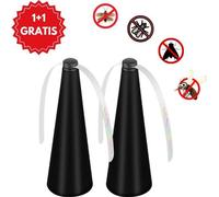 lot de 2 moucheurs, ventilateurs de table, hélice à mouche à piles - F2LYBEGONE