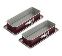 Lot de 2 moules à cakes à charnière - DR OETKER - Back-Liebe Bicolor - 30 cm
