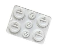 Lot de 2 moules à cupcakes en silicone pour pâtisseries françaises et chocolats, desserts, ustensiles de cuisine, moules de cuisson décoratifs