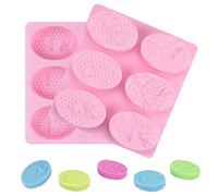 Lot de 2 moules à gâteau en silicone - Motif abeille de Noël - 6 cavités - Pour gâteaux, chocolats, desserts - Moules à savon faits à la main