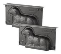 Lot de 2 moules à gâteaux 3D en forme d'agneau pascal 900 ml Zenker Special Season Noir
