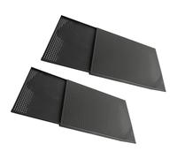 Lot de 2 moules à gâteaux Napoléon résistants aux hautes températures en alliage d'aluminium résistant aux hautes températures pour flocons d'aluminium antiadhésifs