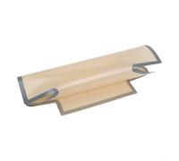 Lot de 2 moules à pain en silicone, anti-adhésifs, outil de transfert de pâte pour moules de cuisson ronds, résistant à la chaleur jusqu'à 260 °C, tapis de cuisson réutilisables (36 x 39,6 cm)