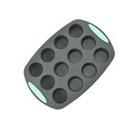 Lot de 2 moules à pâtisserie en silicone résistant la chaleur for pain, muffins, beignets, gâteaux