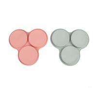 Lot de 2 moules à œufs en silicone pour friteuse à air, pour œufs au plat, crème pâtissière, pudding, micro-ondes, four à micro-ondes, 15 cm (2)