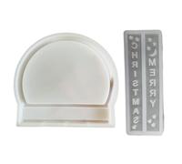 Lot de 2 moules créatifs en silicone pour décoration murale - Moules artisanaux pour les amateurs d'art - Moules faits à la main