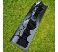 Lot de 2 moules de balustrade de style romain - Formes de colonne en béton pour clôture de jardin, terrasse, balcon ou piscine - Ensemble de moules en plastique avant et arrière