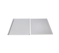 Lot de 2 moules de cuisson perforés antiadhésifs pour pâte feuilletée et dessert à la viande pour cuisson Mille Feuille Bakewares Easy Releases