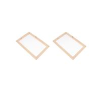 Lot de 2 moules en bois pour fabrication de papier 30 x 40 cm