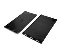 Lot de 2 moules en caoutchouc pour feuilles de cire d'abeille, outil flexible de presse à cire d'abeille pour fournitures d'apiculture, gaufreur de cire d'abeille de grande taille (Black)