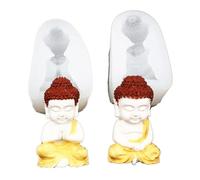 Lot de 2 moules en forme de figurine de Dieu pour loisirs créatifs, savons, chocolats, décorations d'intérieur, gâteaux