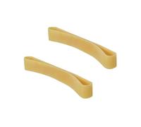 Lot de 2 moules en silicone avec sangle en caoutchouc pour argile, pansements, bandes en caoutchouc, courroies de liaison, outil de poterie
