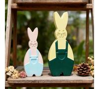 Lot de 2 moules en silicone de Pâques - Lapin de Pâques - Moules en plâtre pour arrosage - Moule en silicone pour le printemps - Moule à lapin - Moule à couler - Moule de printemps - Moule à lapin