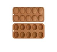 Lot de 2 moules en silicone en forme de cerveaux pour la fabrication de chocolats, bonbons, savons, cerveaux, desserts