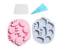Lot De 2 Moules En Silicone Patte D'ours Pour Moules En Résine, Gâteau, Savon Et Argile - Fabrication De Bougies Et Fournitures Artisanales