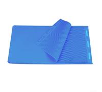Lot de 2 moules en silicone pour application de fond de teint en cire d'abeille, convient pour créer des flocons de cire d'abeille à la maison (44 x 27 cm, bleu)